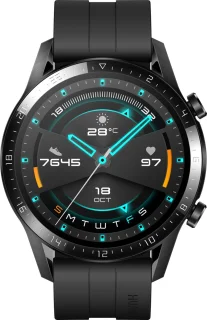 Huawei Watch GT 2 Zwart Fluoroelastomer Band