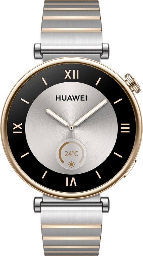 HUAWEI WATCH GT 4 41MM Zilver/Goud Roestvrijstalen Band