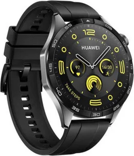 HUAWEI Watch GT 4 46mm Zwart Fluoroelastomeer