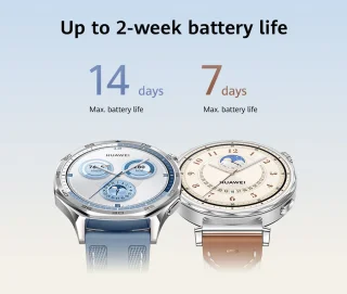 HUAWEI WATCH GT5 46mm Blauw Geweven Horlogeband
