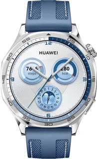 HUAWEI WATCH GT5 46mm Blauw Geweven Horlogeband