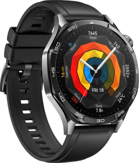 HUAWEI WATCH GT5 46mm Zwart Fluoroelastomeer