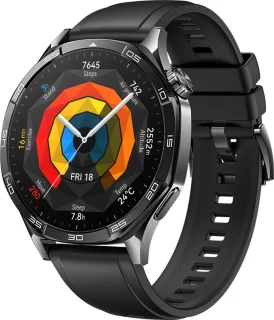HUAWEI WATCH GT5 46mm Zwart Fluoroelastomeer