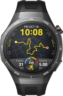 HUAWEI WATCH GT5 Pro 46mm Zwart Fluoroelastomeer Horlogeband