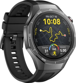 HUAWEI WATCH GT5 Pro 46mm Zwart Fluoroelastomeer Horlogeband