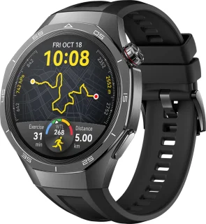 HUAWEI WATCH GT5 Pro 46mm Zwart Fluoroelastomeer Horlogeband