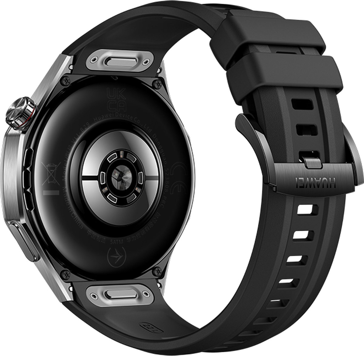 HUAWEI WATCH GT5 Pro 46mm Zwart Fluoroelastomeer Horlogeband