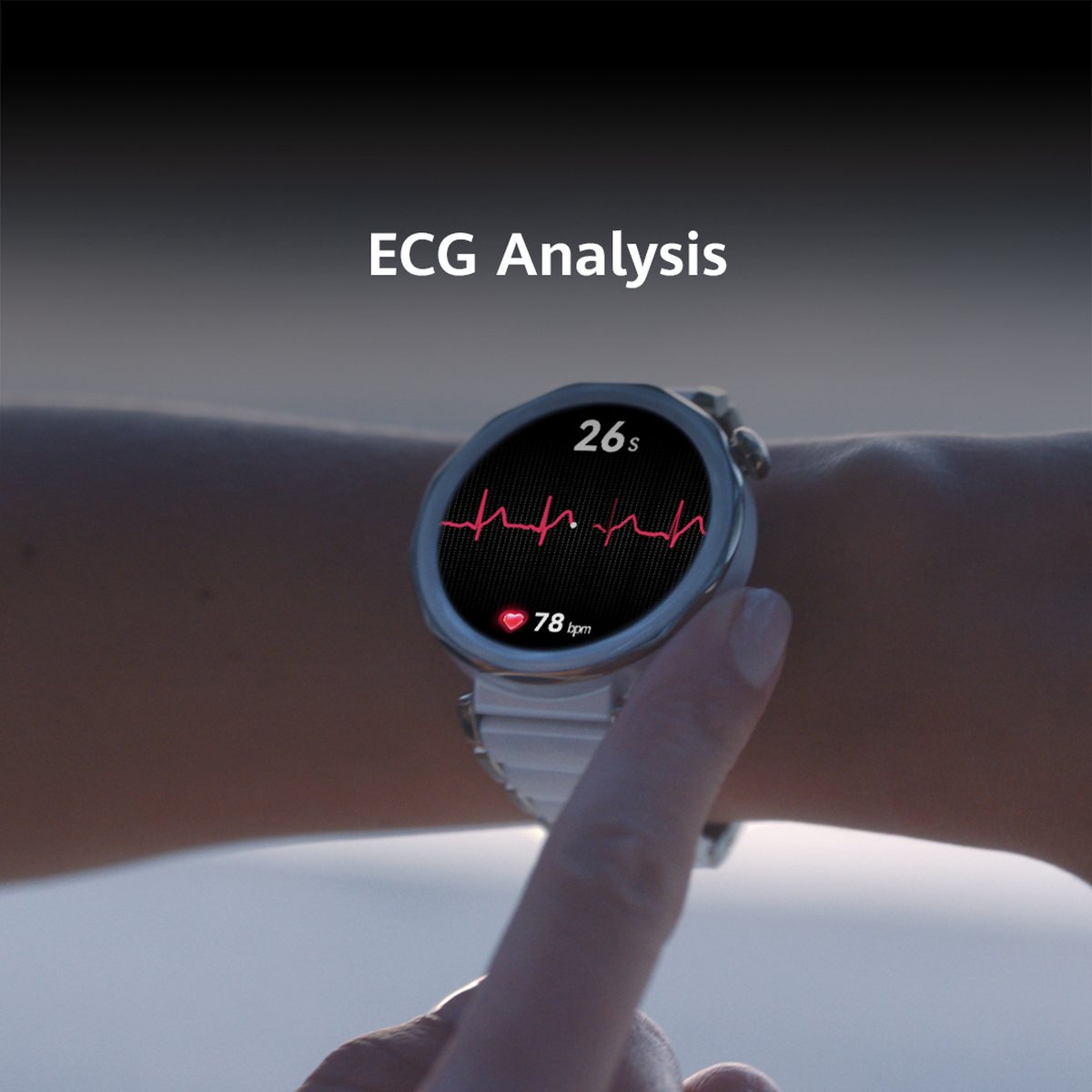 HUAWEI WATCH GT5 Pro 46mm Zwart Fluoroelastomeer Horlogeband