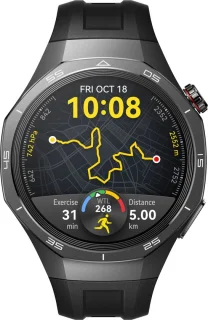 HUAWEI WATCH GT5 Pro 46mm Zwart Fluoroelastomeer Horlogeband