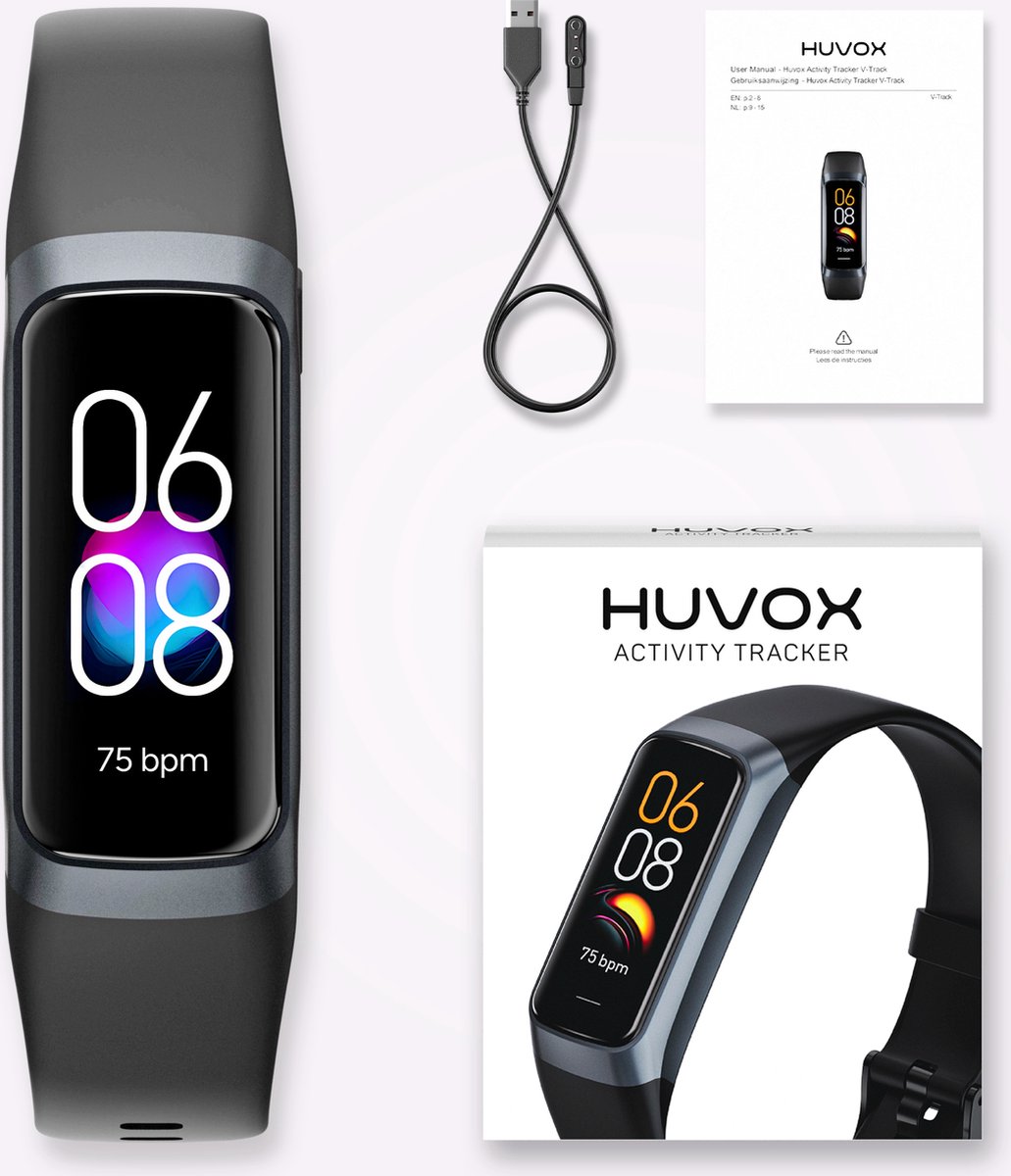 Huvox Stappenteller Horloge Smartwatch