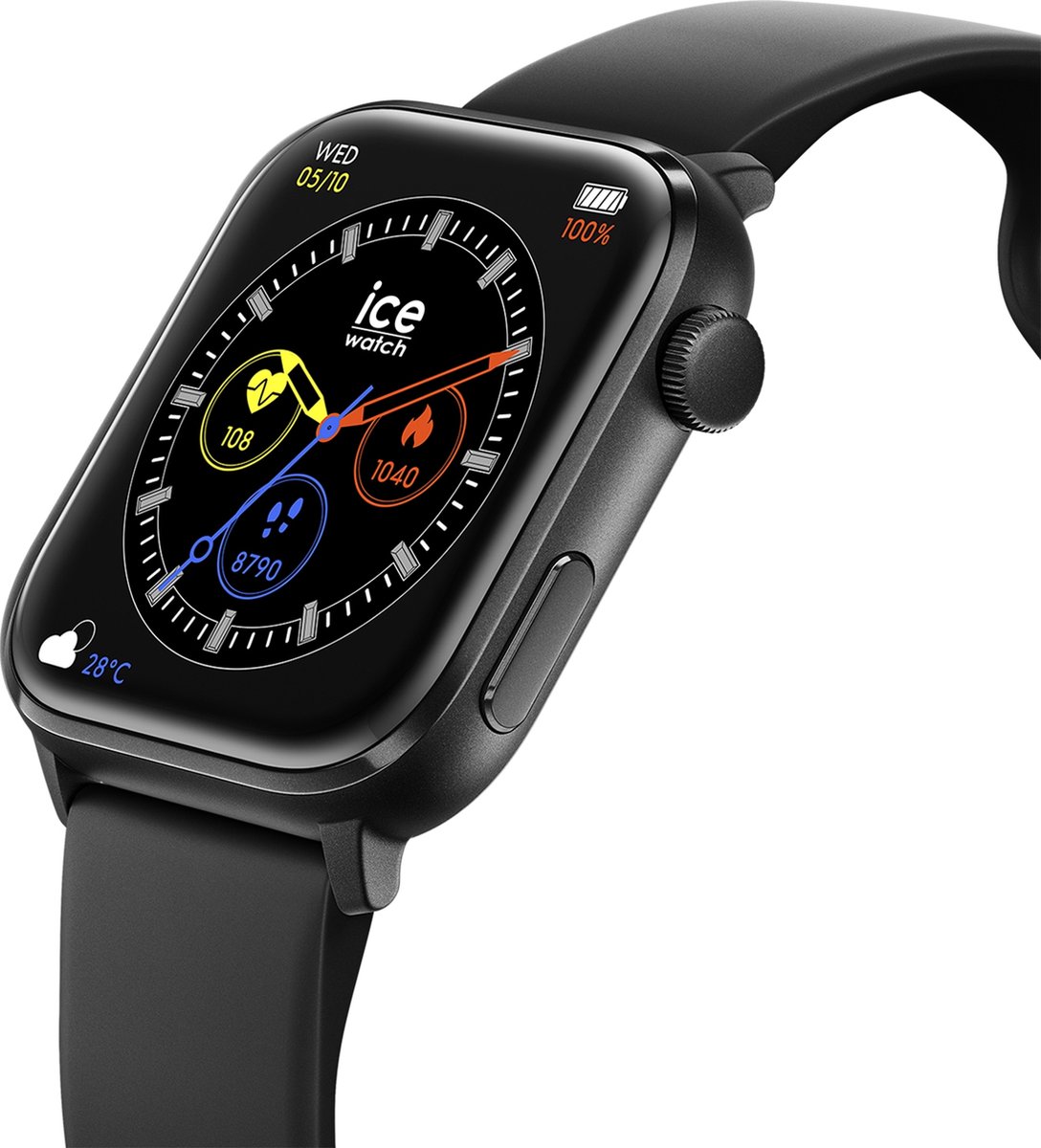 Ice-Watch Ice Smart 2.0 Black Herenhorloge 1,96 Inch