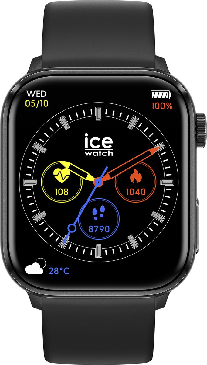 Ice-Watch Ice Smart 2.0 Black Herenhorloge 1,96 Inch