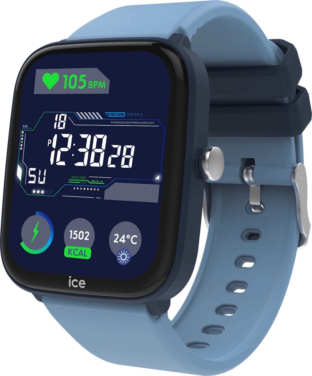 Wat vinden we goed aan de Ice-Watch ICE smart junior 3.0 Blue Light blue 1,75 AMOLED jongenshorloge