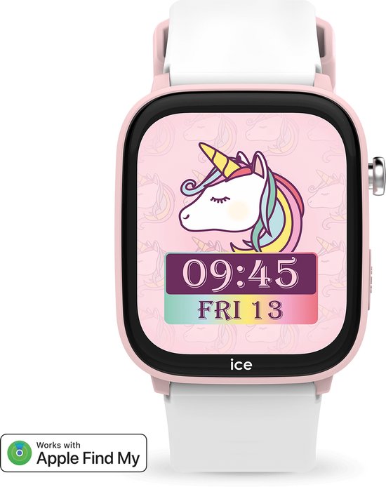 Een vrolijk kinderhorloge dat je via Apple Find My kunt terugvinden