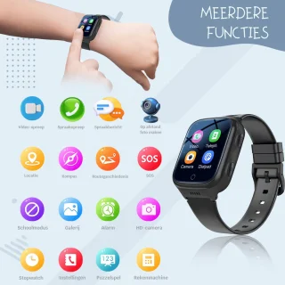 ISHIVA® GPS Kinderhorloge - Zwart