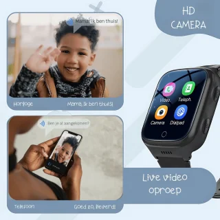 ISHIVA® GPS Kinderhorloge - Zwart