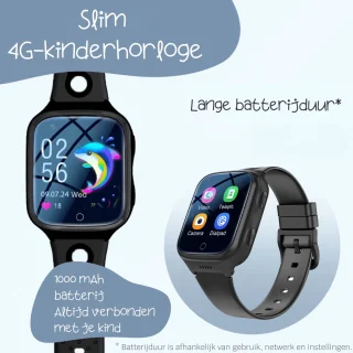 ISHIVA® GPS Kinderhorloge - Zwart