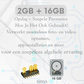 ISHIVA® PRO 4G Kinder Smartwatch Zwart