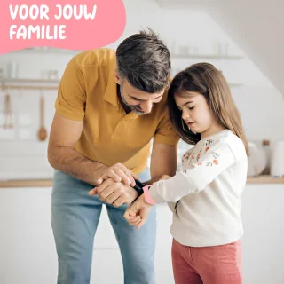 ISHIVA® Smartwatch Kinderen GPS Horloge Roze