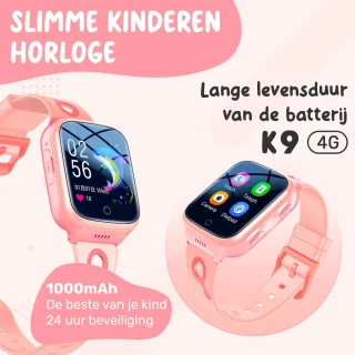 ISHIVA® Smartwatch Kinderen GPS Horloge Roze