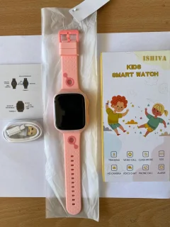 ISHIVA® Smartwatch Kinderen GPS Horloge Roze