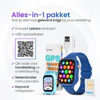 JuniorCompass 4G Smartwatch voor kinderen