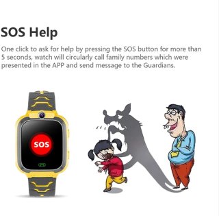 Kabaloti VE02 K3 Kinder Smartwatch Geel