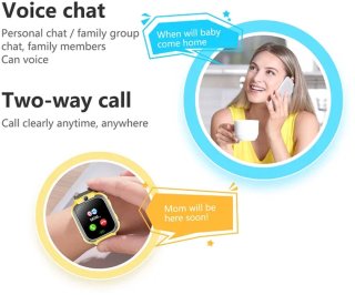 Kabaloti VE02 K3 Kinder Smartwatch Geel