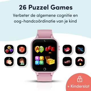 Keebies Smartwatch Kinderen 5-12 Jaar Roze