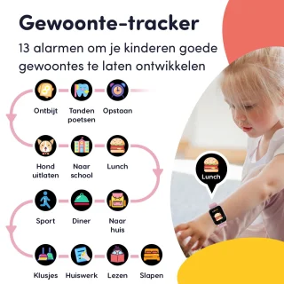 Keebies Smartwatch Kinderen 5-12 Jaar Roze