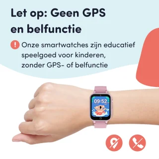 Keebies Smartwatch Kinderen 5-12 Jaar Roze