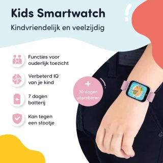 Keebies Smartwatch Kinderen 5-12 Jaar Roze