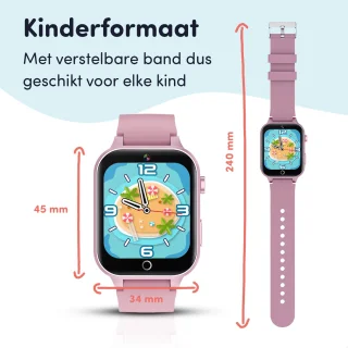 Keebies Smartwatch Kinderen 5-12 Jaar Roze