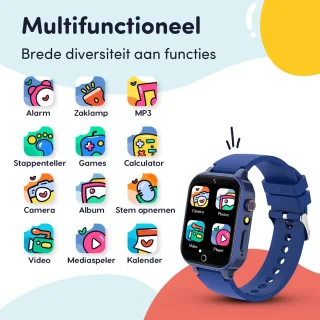 Keebies Smartwatch Kinderen Blauw 5-12 jaar