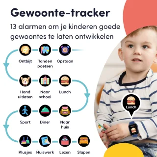Keebies Smartwatch Kinderen Blauw 5-12 jaar