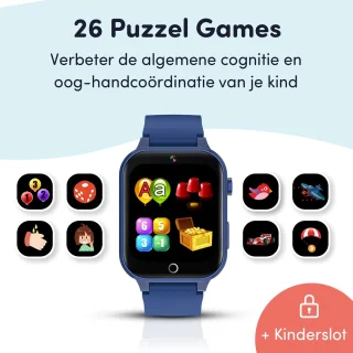 Keebies Smartwatch Kinderen Blauw 5-12 jaar