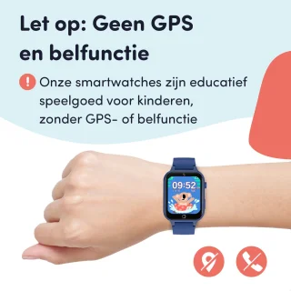 Keebies Smartwatch Kinderen Blauw 5-12 jaar