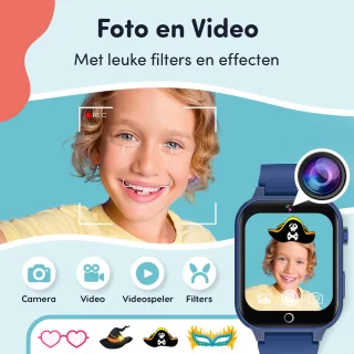Keebies Smartwatch Kinderen Blauw 5-12 jaar