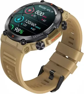 KH-56-GEEL Smartwatch Unisex Bluetooth Sporthorloge