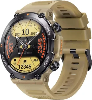 KH-56-GEEL Smartwatch Unisex Bluetooth Sporthorloge