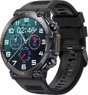 KH-56 Zwart Smartwatch Unisex