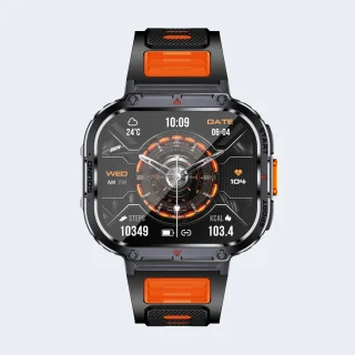 kh50 Smartwatch Oranje voor Dames en Heren