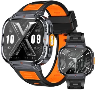 kh50 Smartwatch Oranje voor Dames en Heren