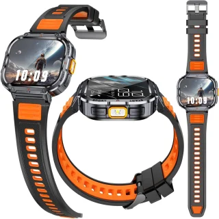 kh50 Smartwatch Oranje voor Dames en Heren
