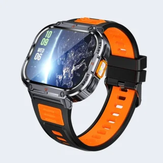 kh50 Smartwatch Oranje voor Dames en Heren