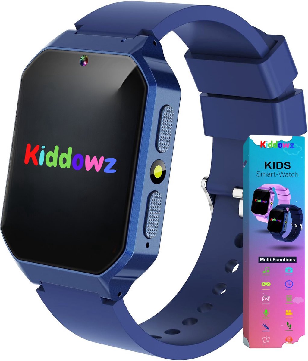 Kiddowz Smartwatch Kinderhorloge Donkerblauw 5-12 jaar