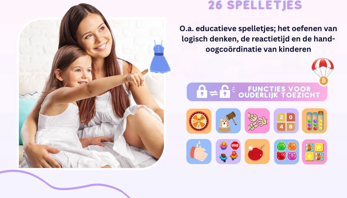 Kiddowz Smartwatch Kinderhorloge Pink v1