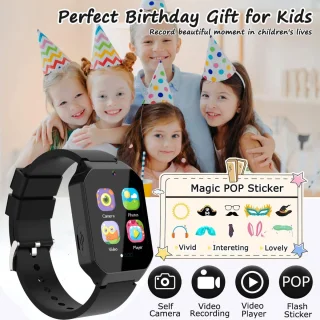 Kiddowz Smartwatch Kinderhorloge Zwart V1