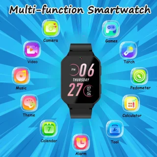 Kiddowz Smartwatch Kinderhorloge Zwart V1