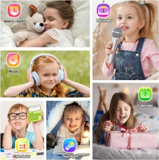 Kiddowz Smartwatch Kinderhorloge Zwart V1